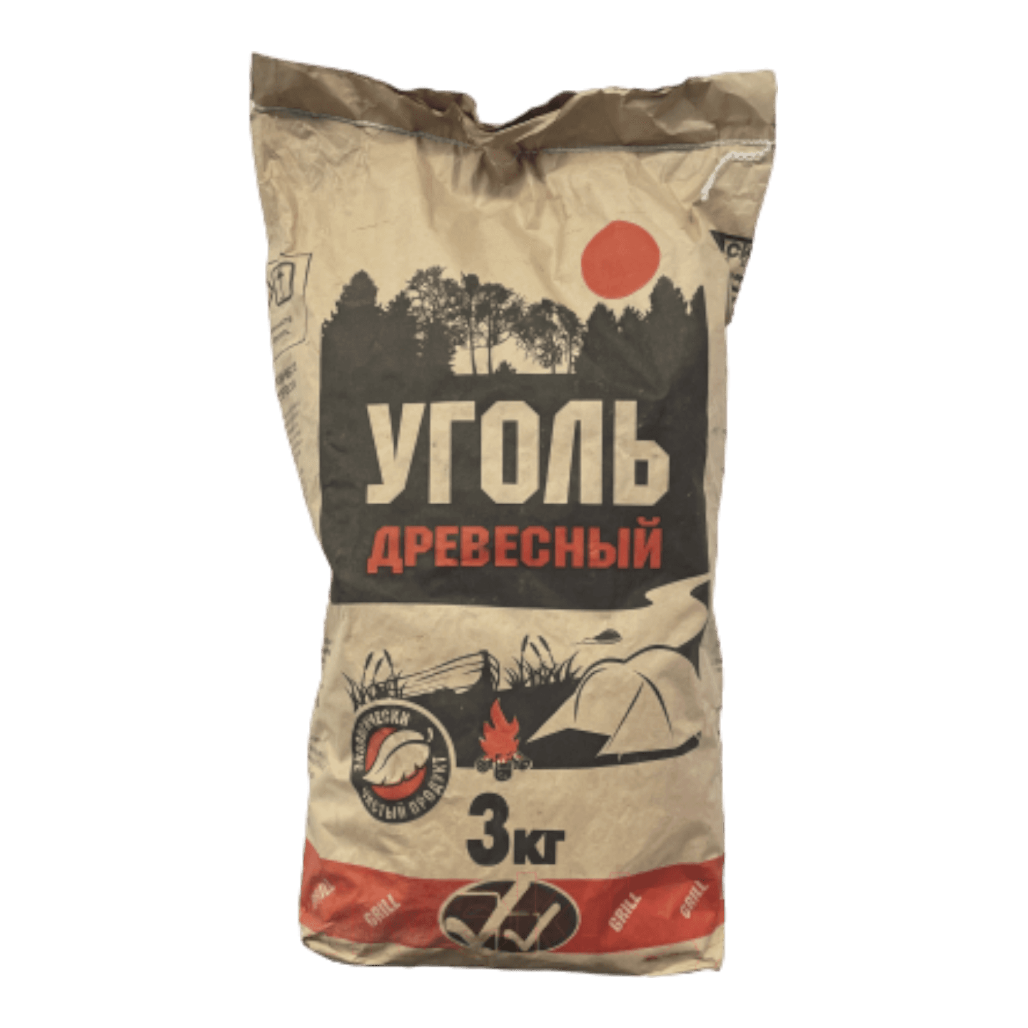 Уголь древесный «CHARCOAL» 3 кг - Мир Продуктов №3