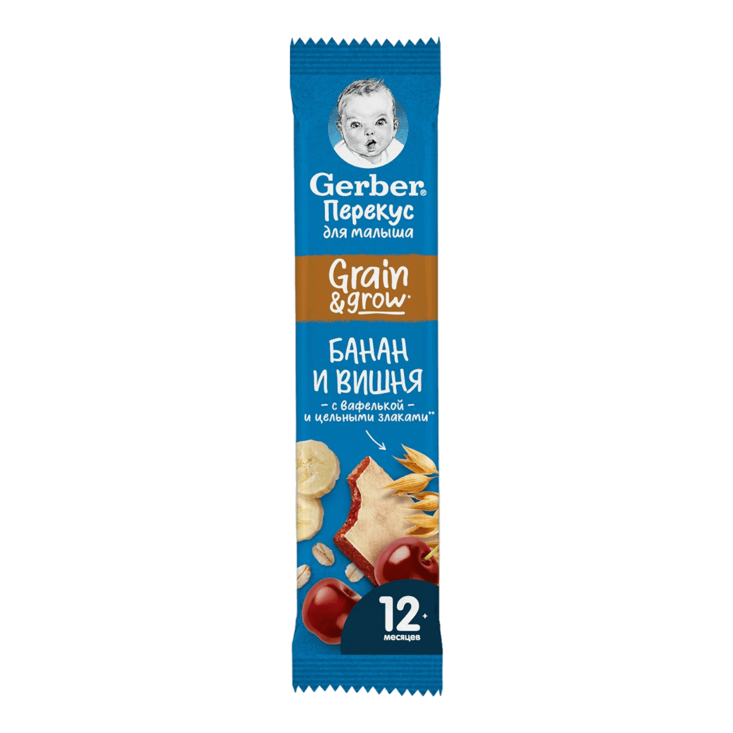 Батончик «Gerber» банан-вишня
