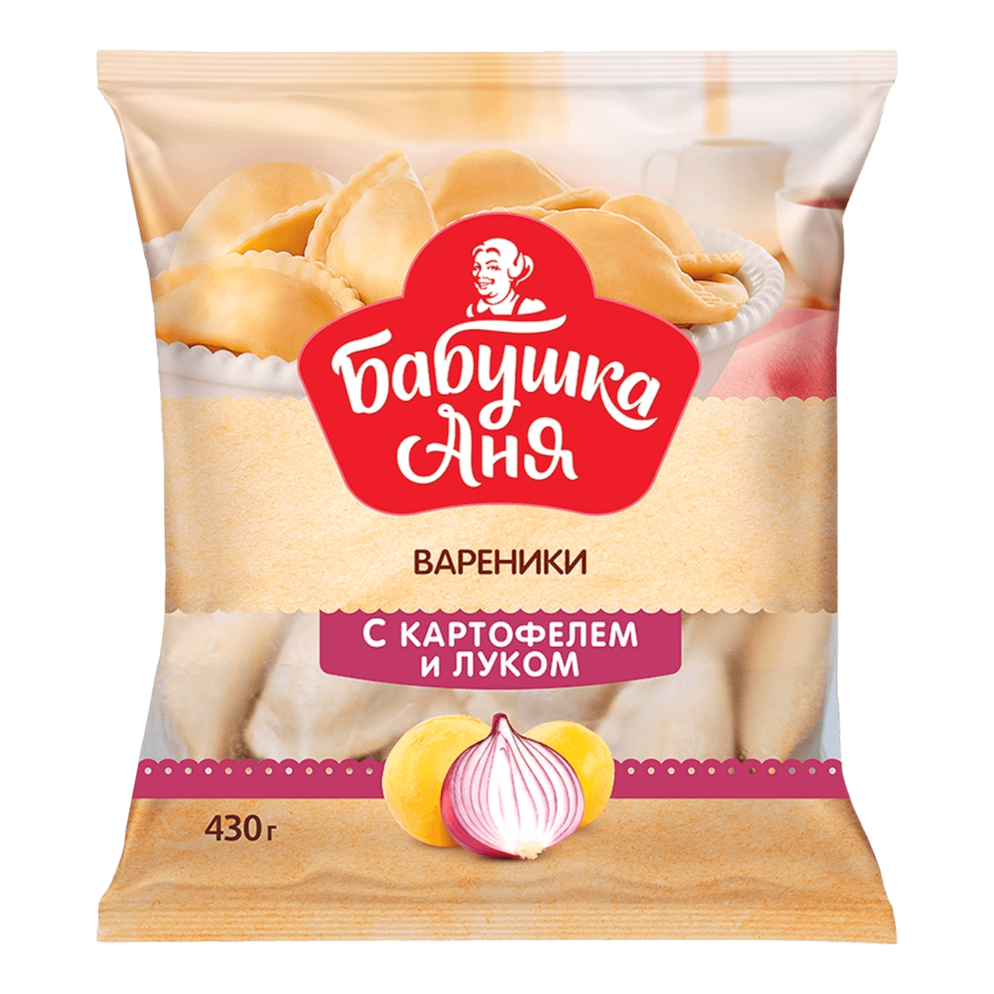 Вареники «Бабушка Аня» с картофелем и луком