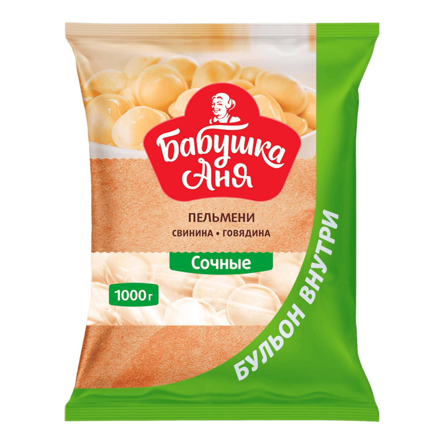 Пельмени «Бабушка Аня» сочные