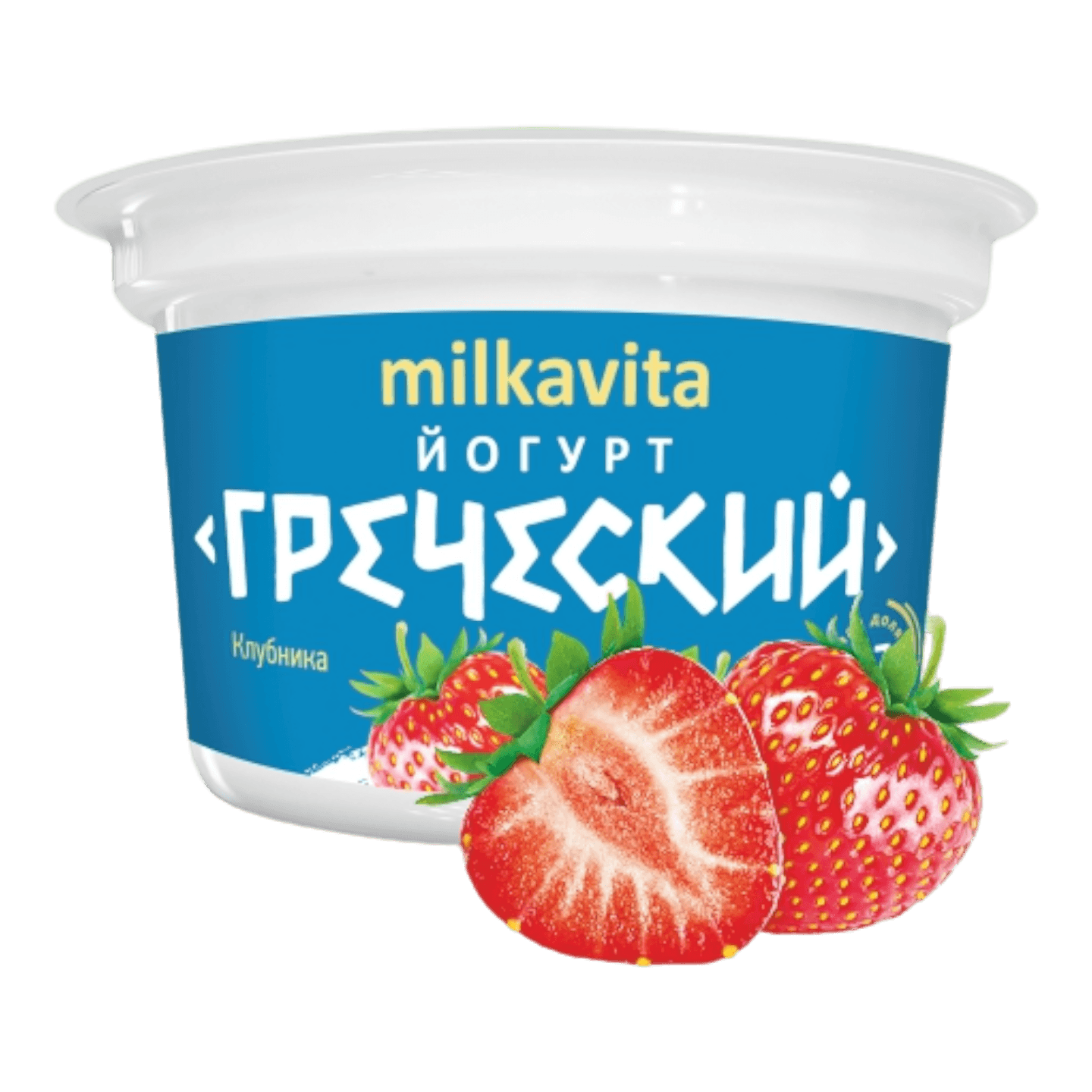 Йогурт «Греческий» 1,7% клубника