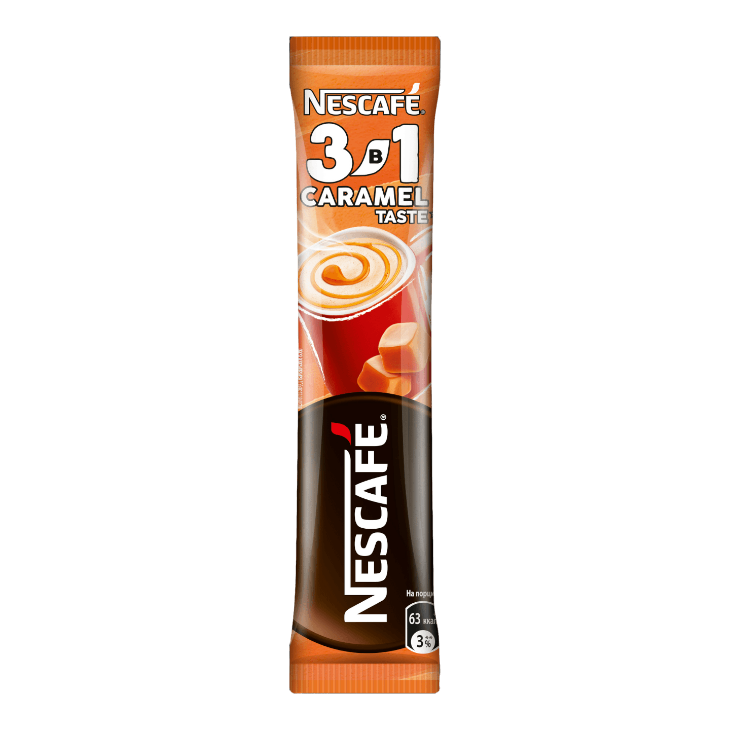 Напиток кофейный «Nescafe Caramel» 3в1 растворимый