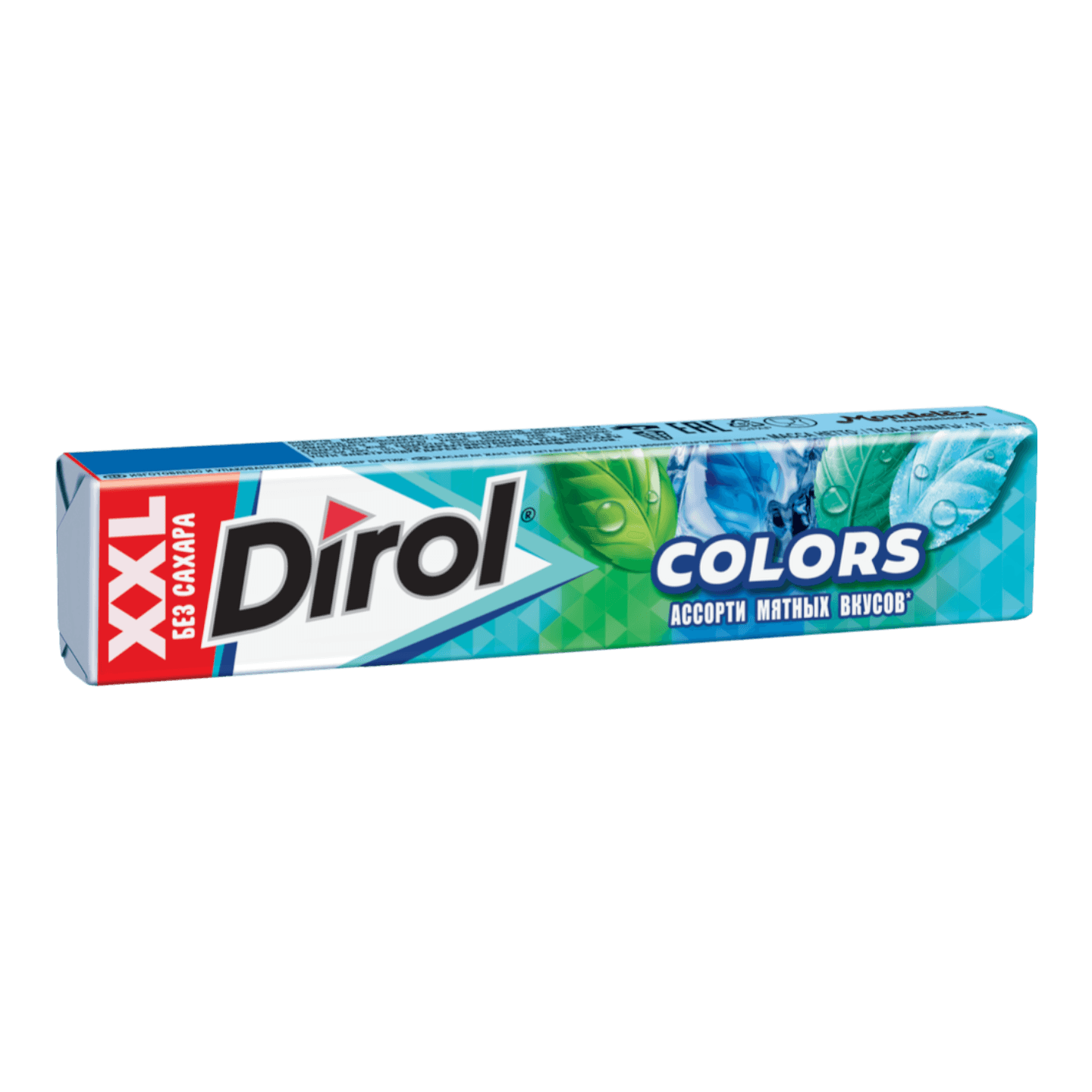 Жевательная резинка «Dirol Colors» ассорти мятных вкусов