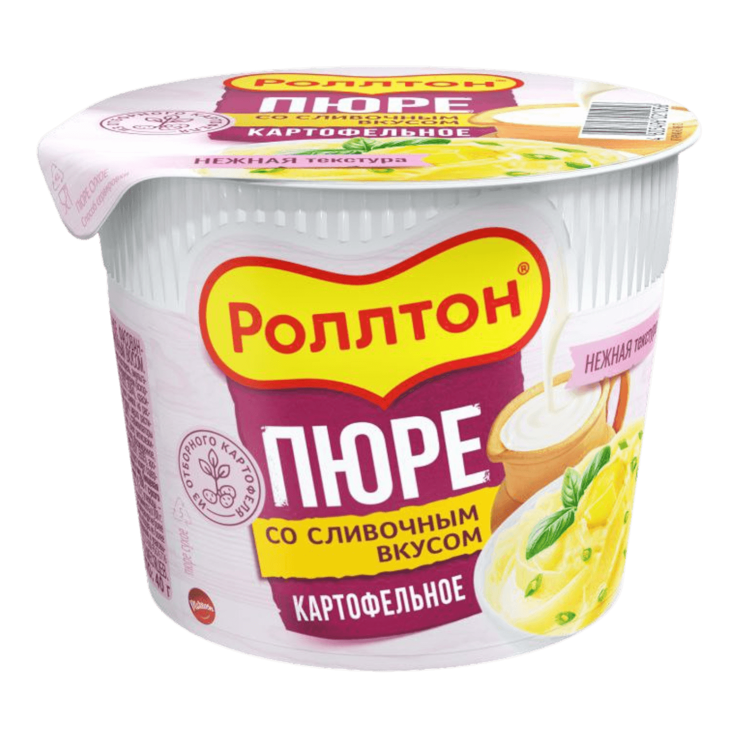 Пюре картофельное «Роллтон» со сливочным вкусом