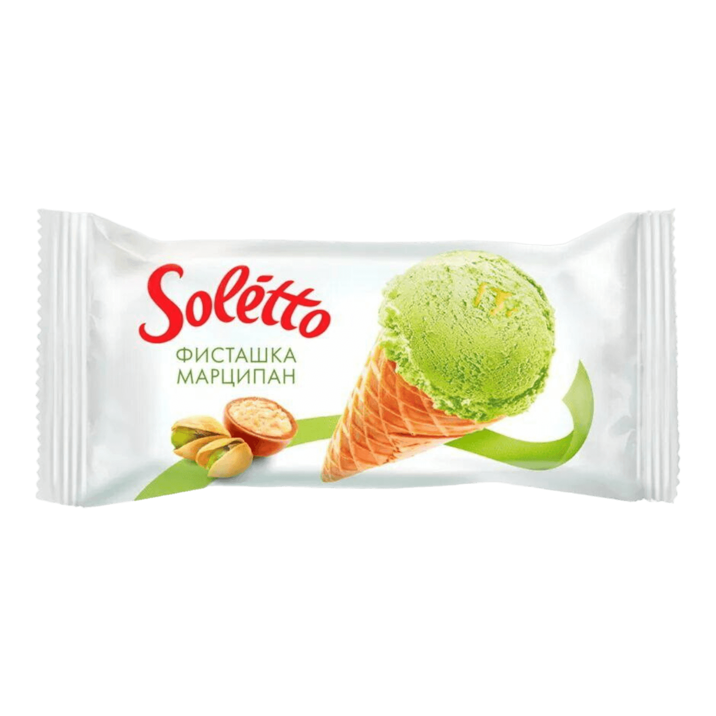 Мороженое «Soletto» фисташка марципан