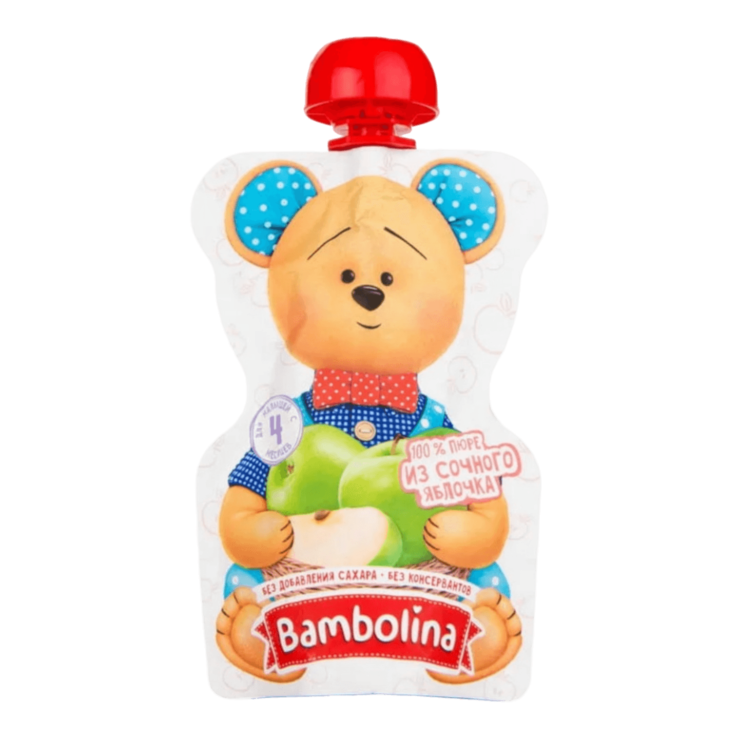 Пюре «Bambolina» яблоко с 4 месяцев