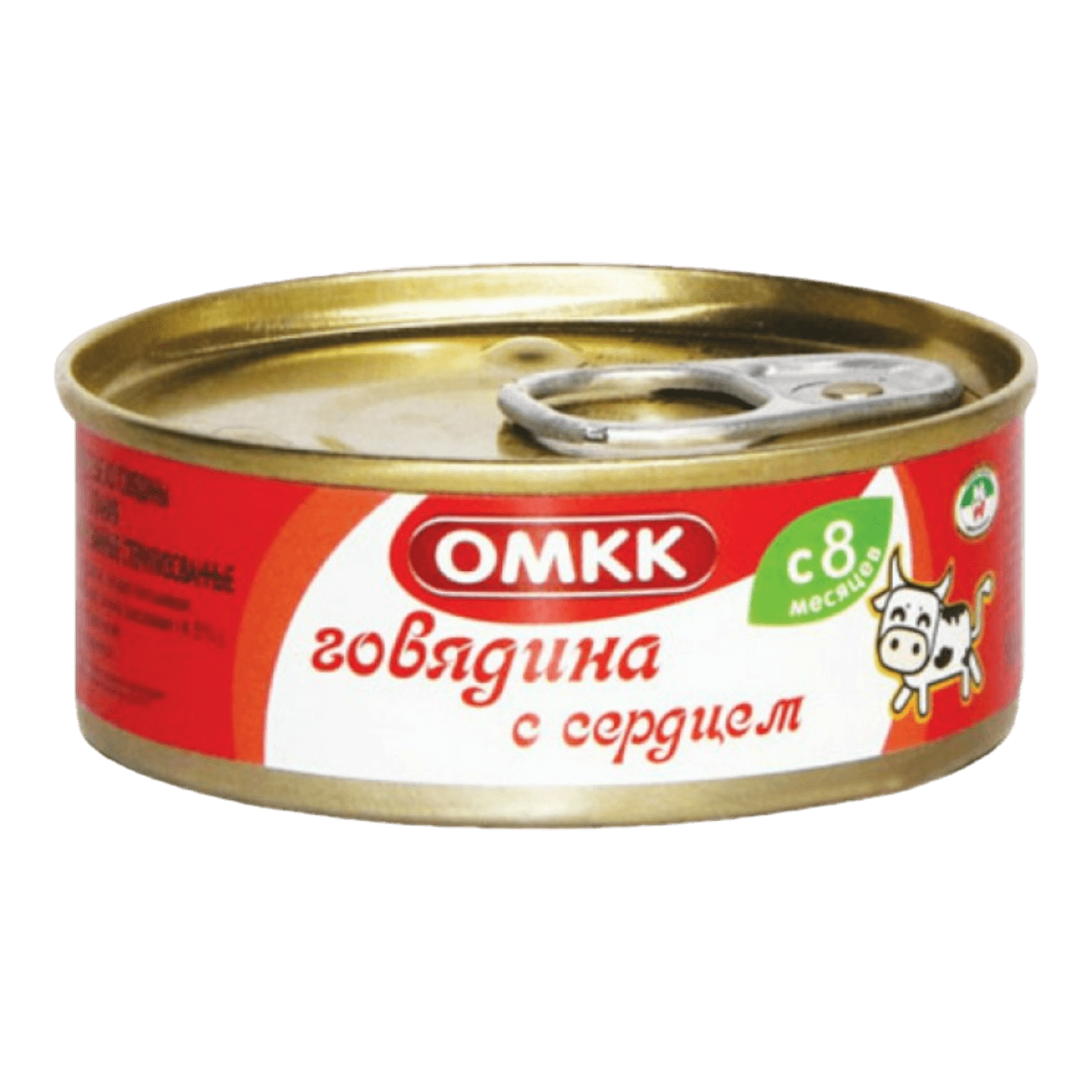 Консервы мясные «ОМКК» говядина с сердцем с 8 месяцев