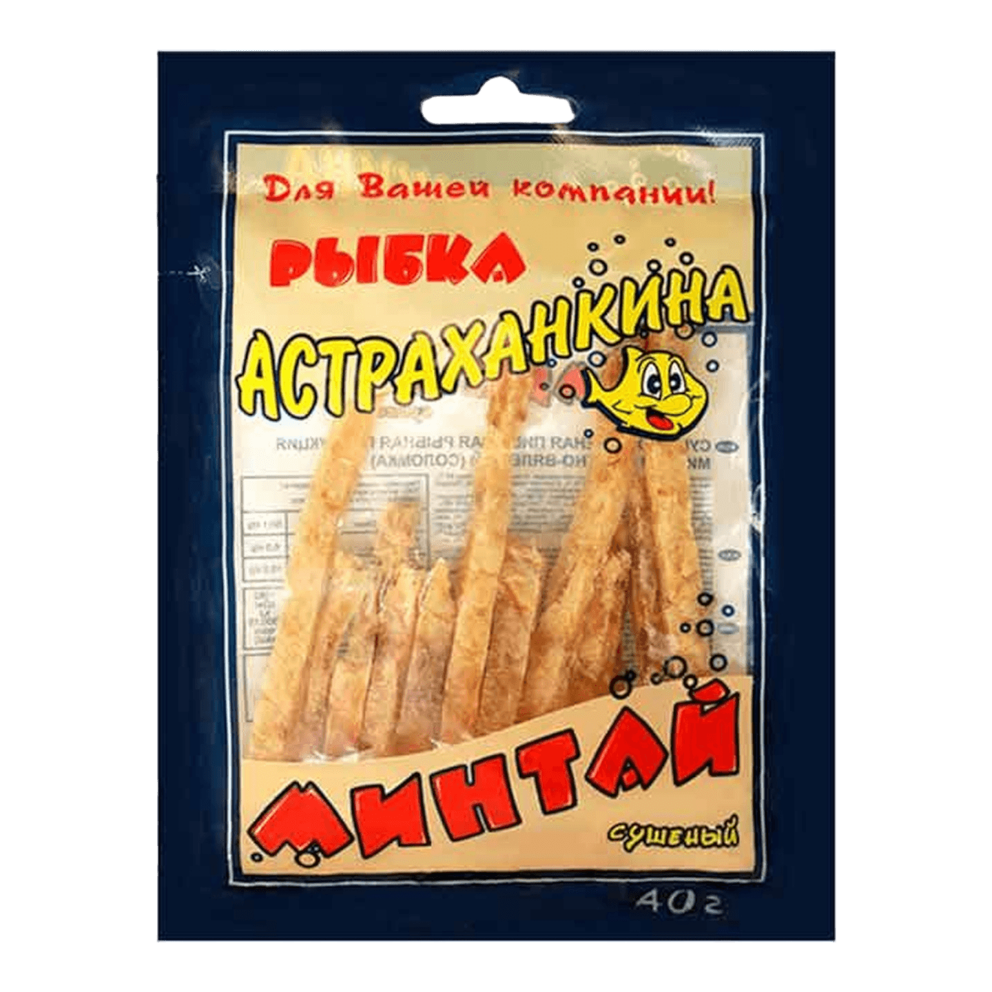Минтай сушено-вяленая «Астраханкина рыбка» палочки