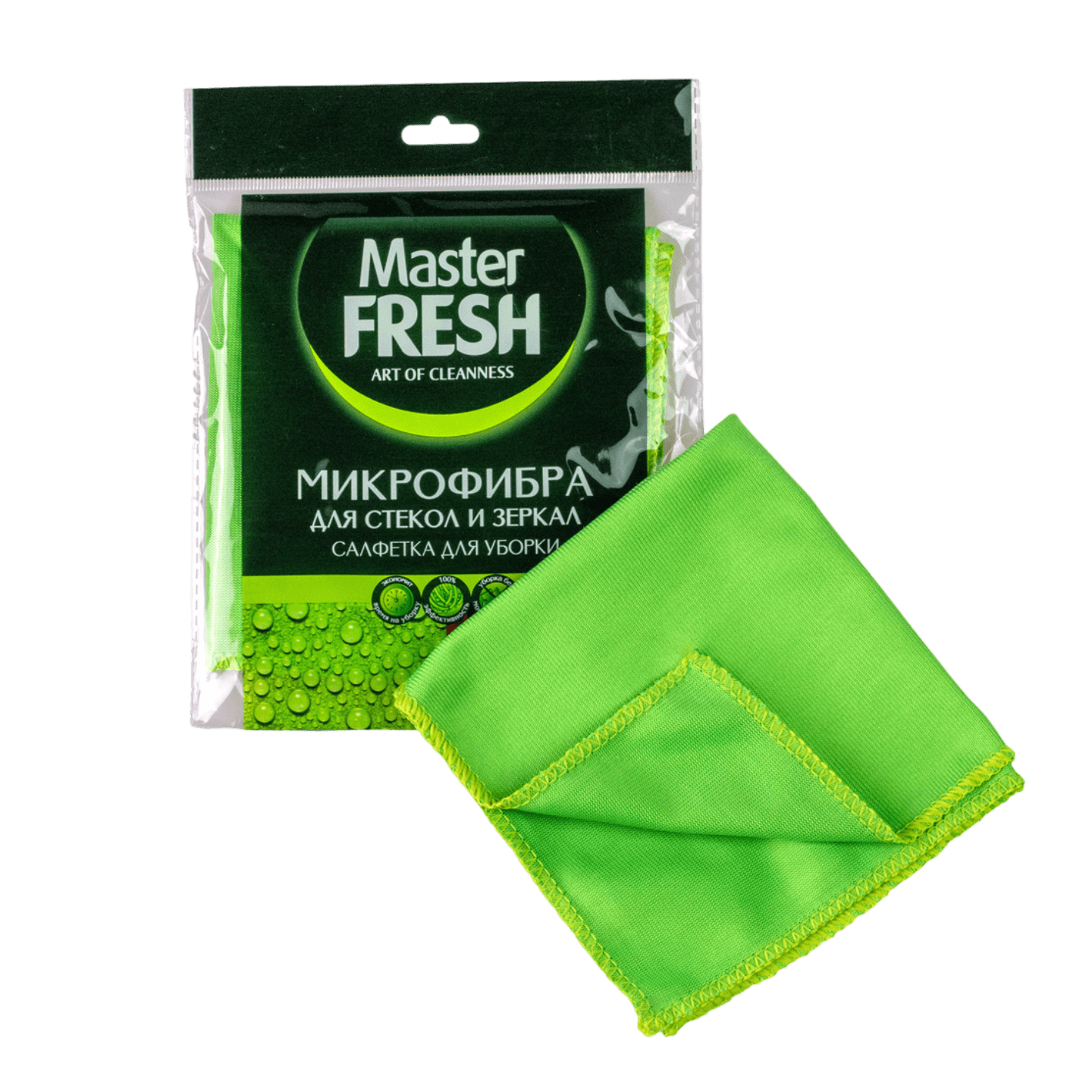 Микрофибра «Master Fresh» для стекол и зеркал