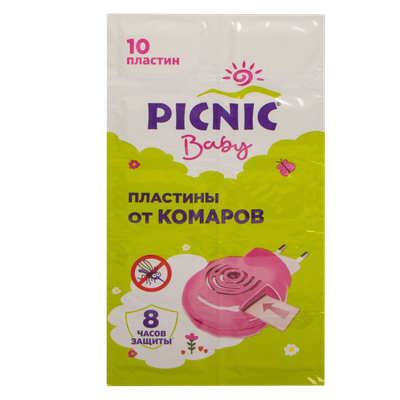 Пластины «Picnic baby» от комаров
