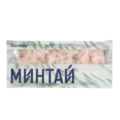 Минтай «Borealis» филе мороженый в/с