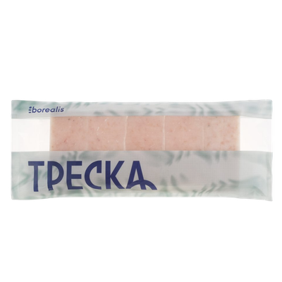 Фарш мороженый из трески без кожи и костей