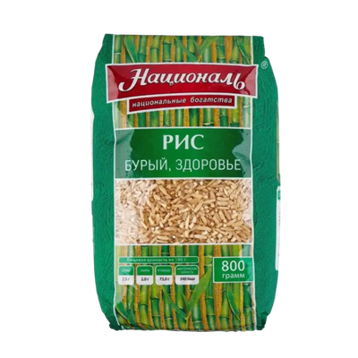 Рис бурый «Националь» 