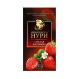 Чай черный «Принцесса Нури» спелая клубника 25 пакетиков