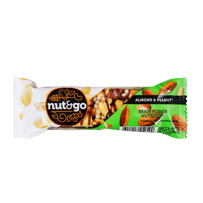 Батончик «NUT&GO» миндаль-арахисовая паста