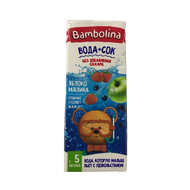 Напиток сокосодержащий «Bambolina» яблоко-малина-рябина с 5 месяцев - Мир Продуктов №3