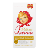 Шоколад молочный «Любимая Аленка» 