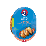 Мидии «Санта Бремор» с вяленными томатами в масле - Мир Продуктов №3
