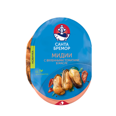 Мидии «Санта Бремор» с вяленными томатами в масле