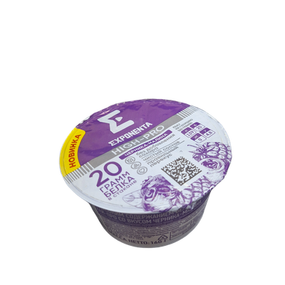 Продукт кисломолочный «Exponenta High-Pro» черника-малина