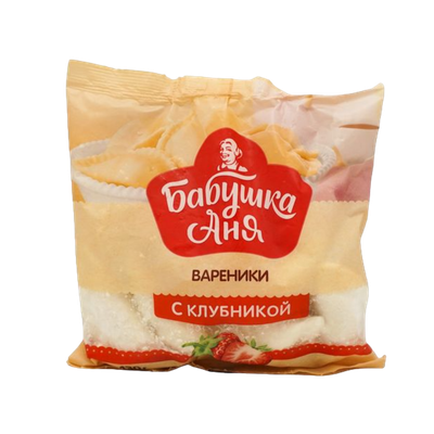 Вареники «Бабушка Аня» с клубникой
