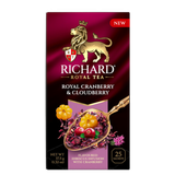 Чай черный «RICHARD» Royal Cranberry&Cloudberry 25 пакетиков
