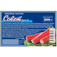 Крабовые палочки «Советуем» имитация - Мир Продуктов №4