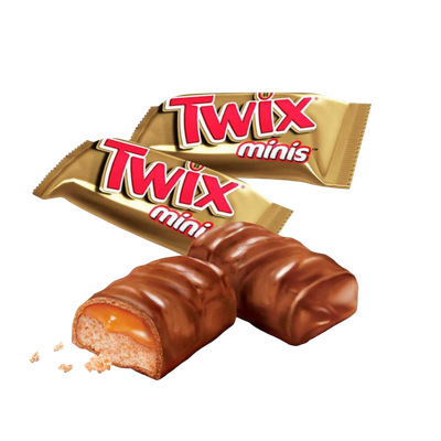 Конфеты «Twix minis» с карамелью в молочном шоколаде