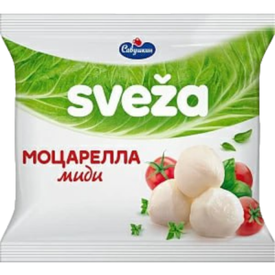 Сыр мягкий «Моцарелла» 45% миди
