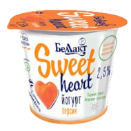 Йогурт «Sweet Heart» 2,5% персик - Мир Продуктов №3