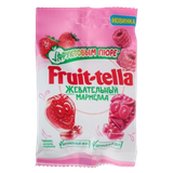 Мармелад «Fruit-tella» клубника-малина с фруктовым пюре 