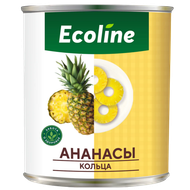 Ананасы консервированные «Ecoline» кольца - Мир Продуктов №4