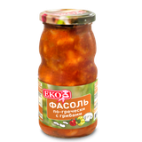 Фасоль «По-гречески» с грибами