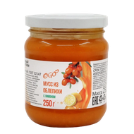 Десерт фруктовый «Мусс из облепихи» с лимоном - Мир Продуктов №3