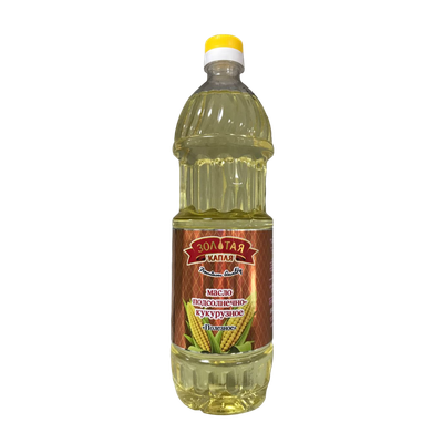 Масло «Золотая капля» подсолнечно-кукурузное