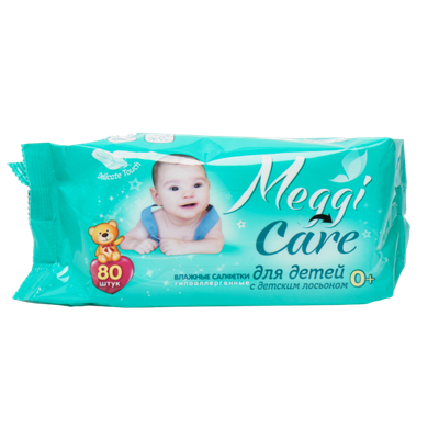 Салфетки влажные «Meggi Care» для детей 0+