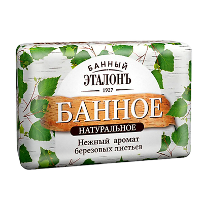 Мыло «Банное» с ароматом березовых листьев