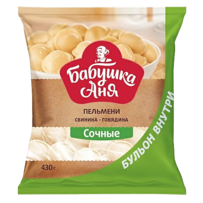 Пельмени «Бабушка Аня» сочные