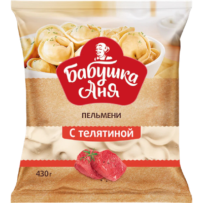 Пельмени «Бабушка Аня» с телятиной