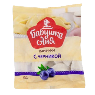 Вареники «Бабушка Аня» с черникой