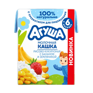 Кашка молочная «Агуша» банан-земляника с 6 месяцев - Мир Продуктов №3