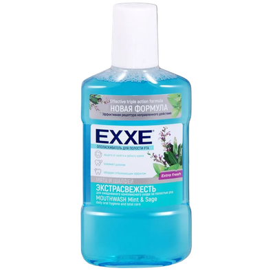 Ополаскиватель для полости рта «Exxe» экстрасвежесть