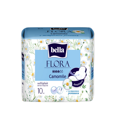 Прокладки гигиенические «Вella Flora» дышащие 10шт