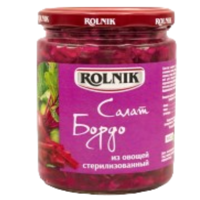 Салат бордо «Rolnik» из овощей