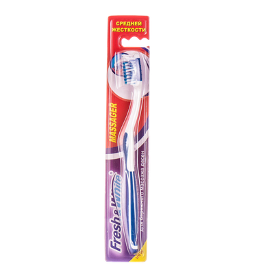 Зубная щетка «Fresh&White» Massager средней жесткости