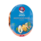 Коктейль из морепродуктов «Санта Бремор» морской микс в масле