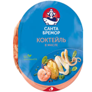 Коктейль из морепродуктов «Санта Бремор» классик в масле - Мир Продуктов №4