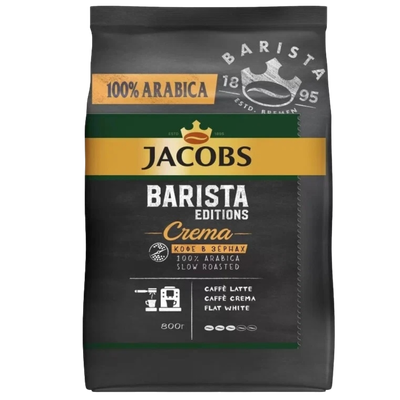Кофе «Jacobs Barista Crema» в зернах