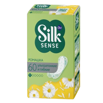 Прокладки гигиенические «Ola Silk sense» ромашка 60шт