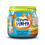 Пюре «ФрутоНяня» овощной салатик с 5 месяцев